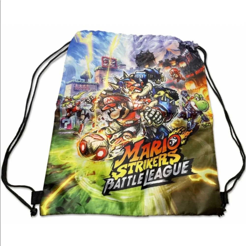 Mario Strikers Battle League Drawstring Bag